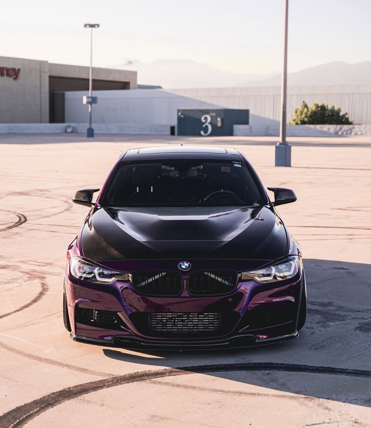 F3X Carbon Fiber GTS Style Hood