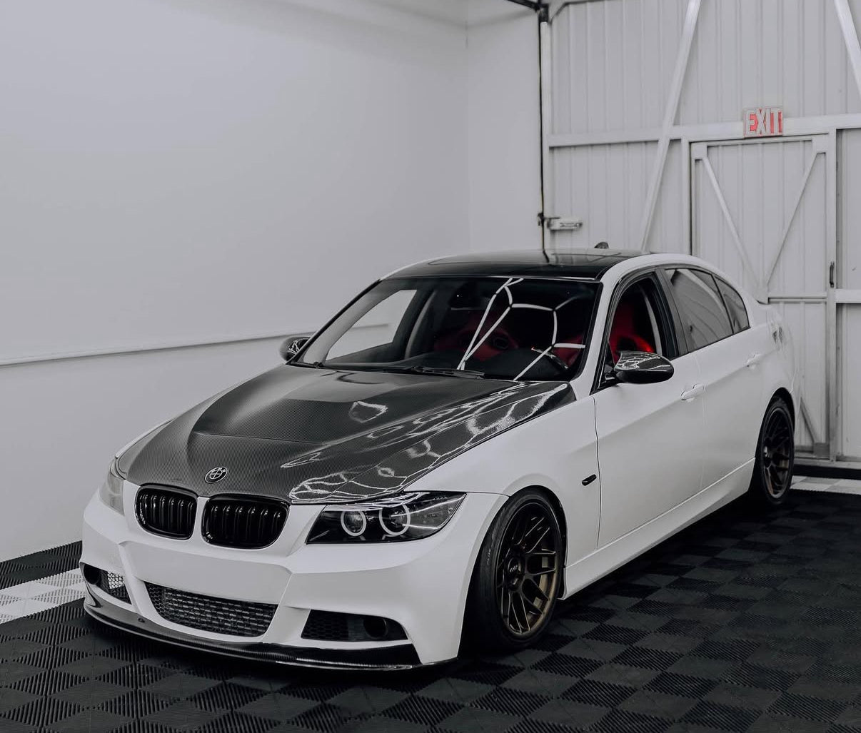 E90 LCI Carbon Fiber AK Style Front Lip