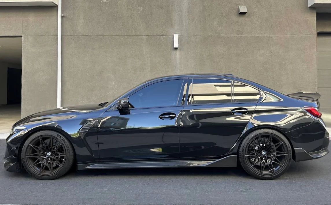 G80 M3 Carbon Fiber MP Style Side Skirt Replacements