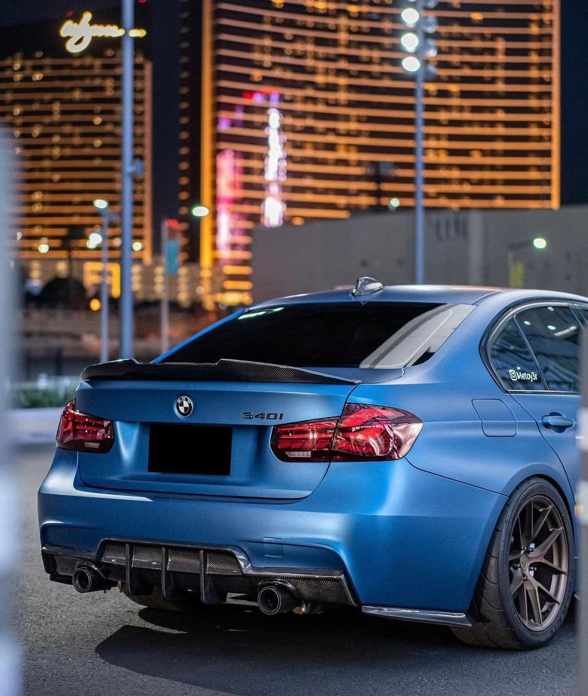 F30/F80 Sedan Carbon Fiber PSM Style Rear Trunk Spoiler