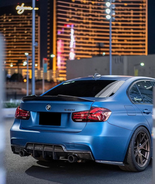 F30/F80 Sedan Carbon Fiber PSM Style Rear Trunk Spoiler