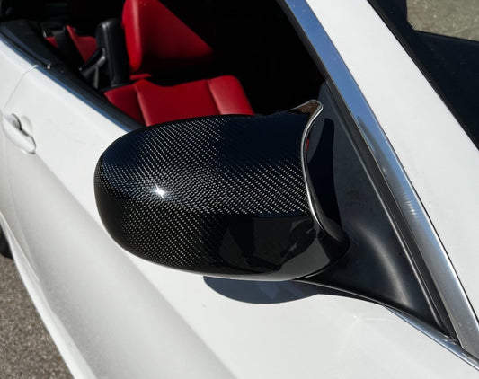 E9X LCI Carbon Fiber M Style Mirror Cap Replacements