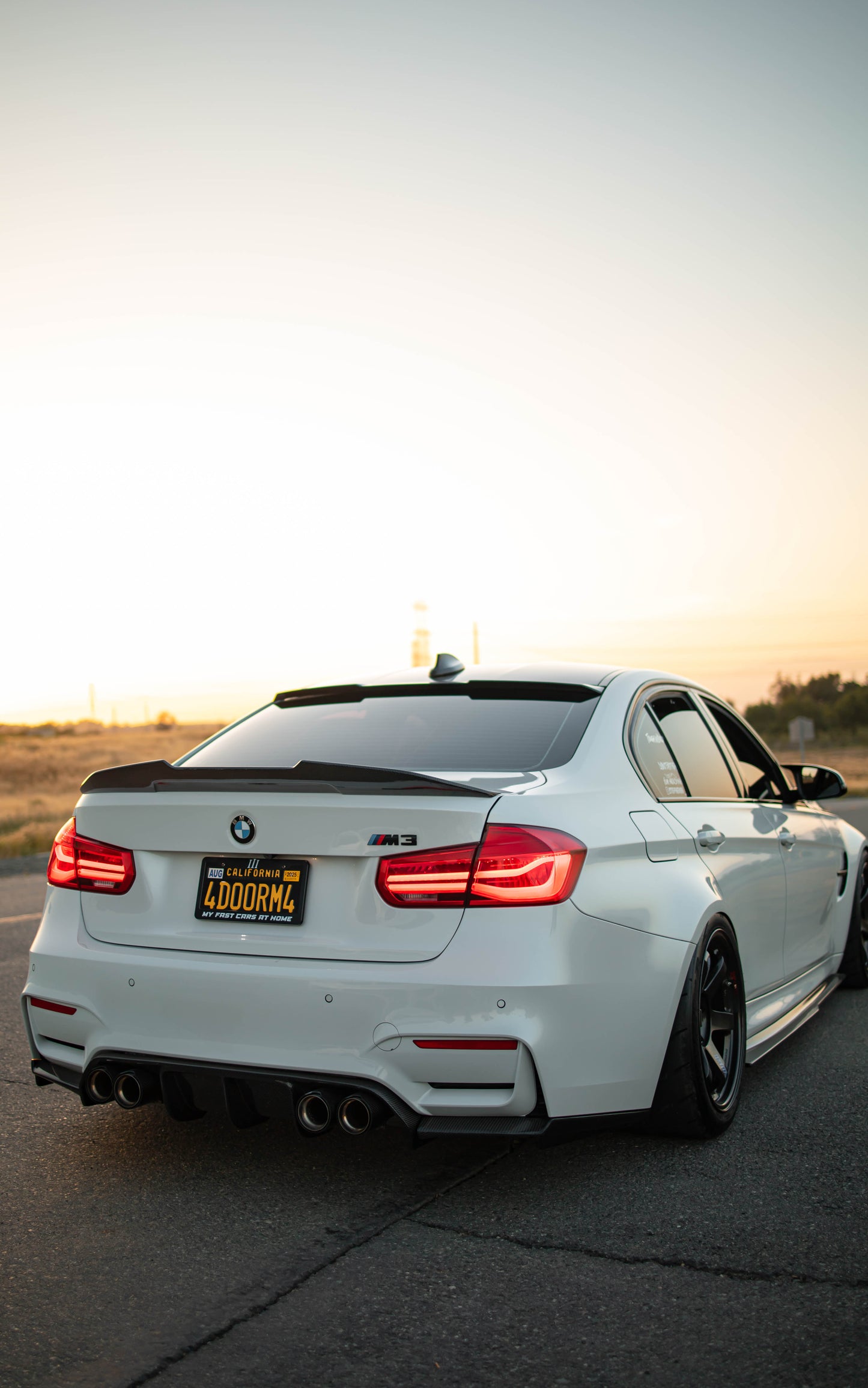F80 M3 Carbon Fiber PSM Style Side Skirt Extensions