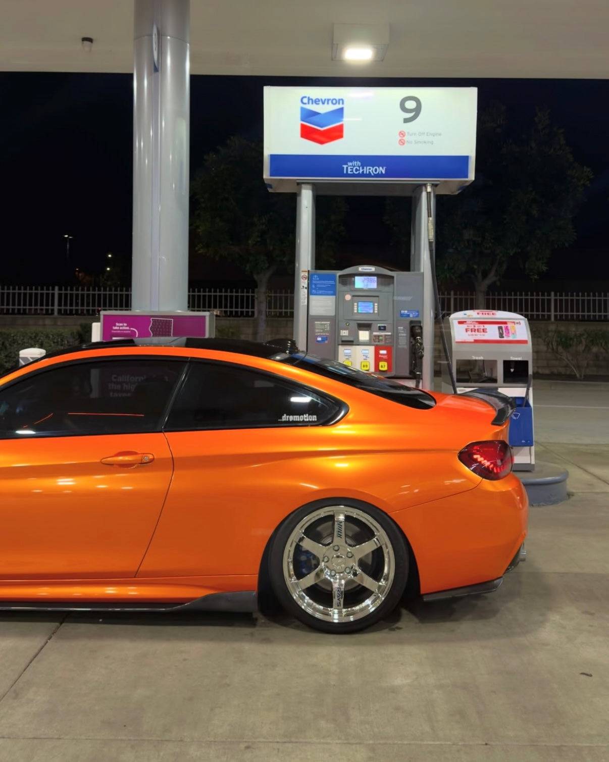 F32 Coupe Carbon Fiber D Style Side Skirt Extensions