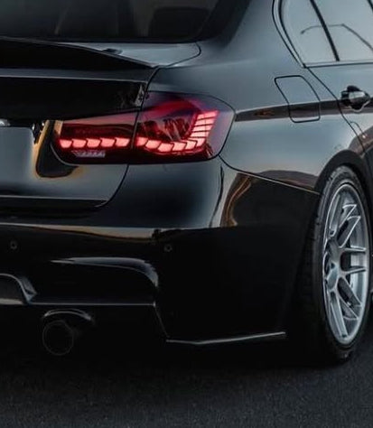 F30 Carbon Fiber MP Style Rear Bumper Extensions