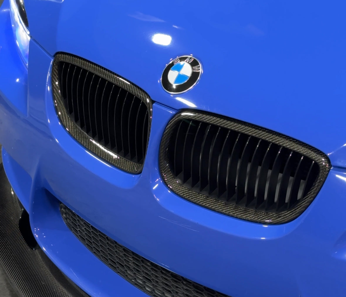 E92 Carbon Fiber Front Grills