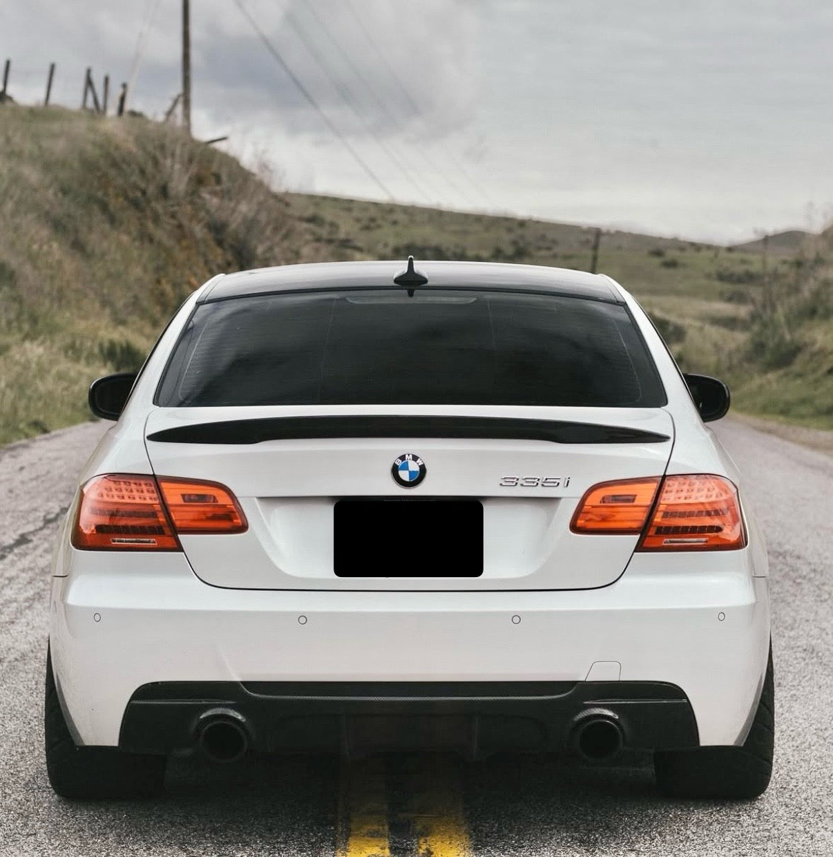 E92 Carbon Fiber MP Style Rear Diffuser