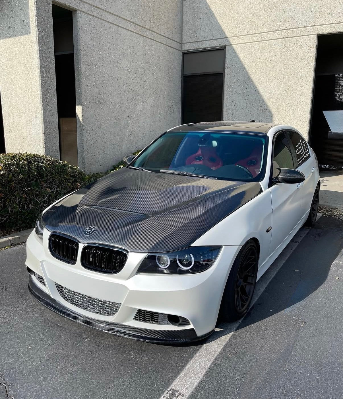 E90 LCI Carbon Fiber AK Style Front Lip