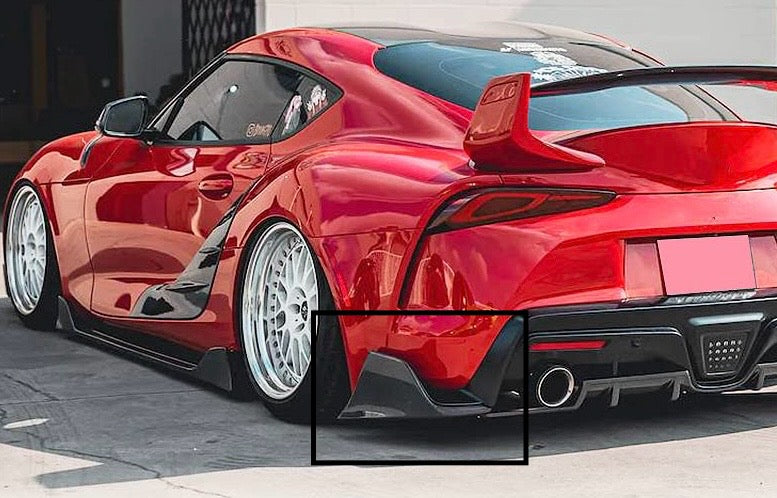 A90 Supra Carbon Fiber AG Style Rear Spats