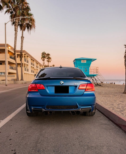 E92 M3 Carbon Fiber V Style Rear Diffuser