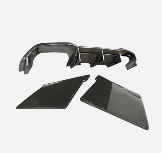 F87 M2 Coupe Carbon Fiber MTC Style Rear Diffuser