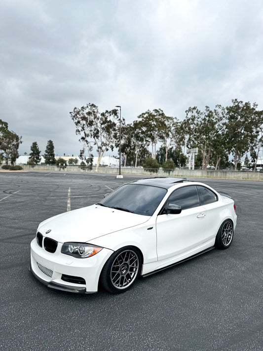 E82 Carbon Fiber Side Skirt Extensions