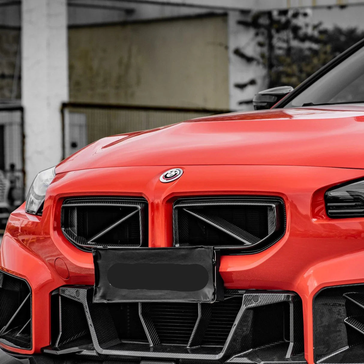 G87 M2 Carbon Fiber SQ Style Front Grills
