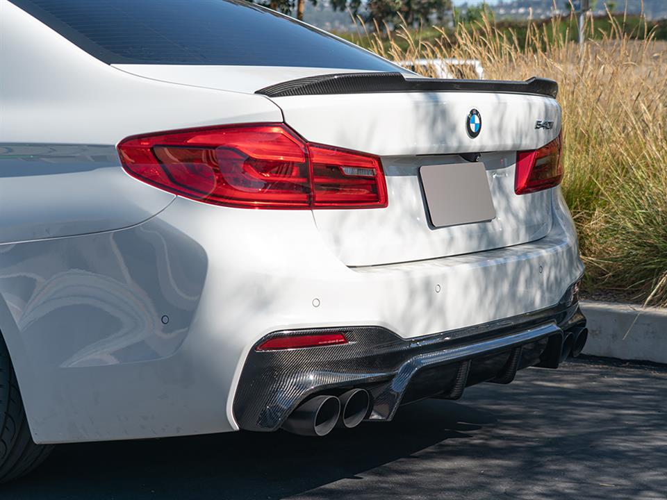 G30 Sedan Carbon Fiber CS Style Trunk Spoiler