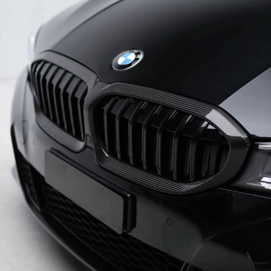 G20 Pre LCI Carbon Fiber Front Grill Full Replacement Slat Style