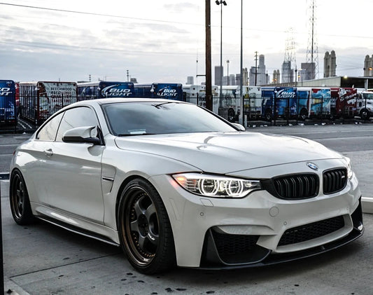 F83 M4 Carbon Fiber MP Style Side Skirt Extensions