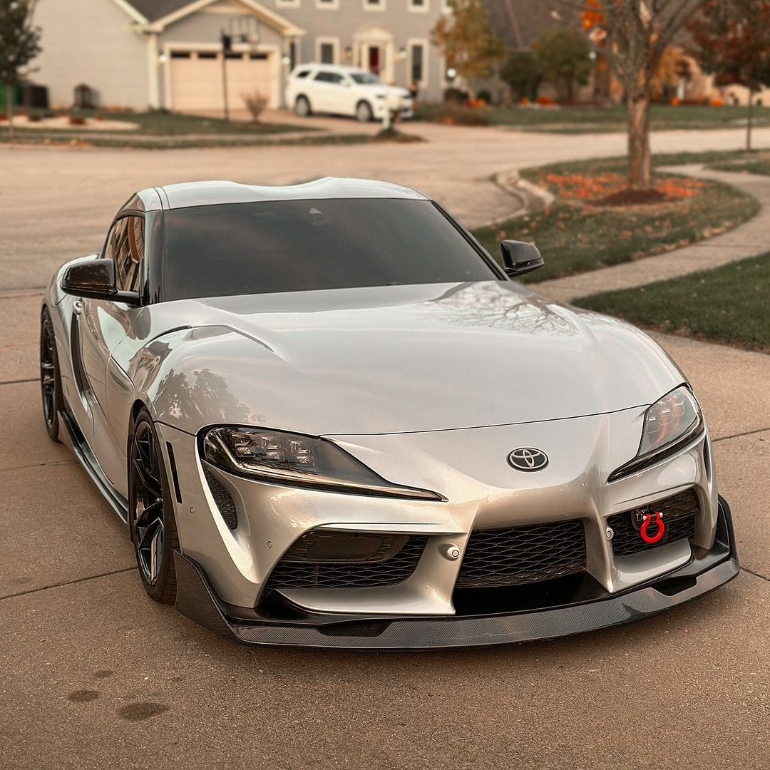 A90 Supra Carbon Fiber AG Style Front Lip