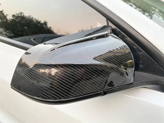 Tesla Model 3 Carbon Fiber M Style Mirror Cap Replacements